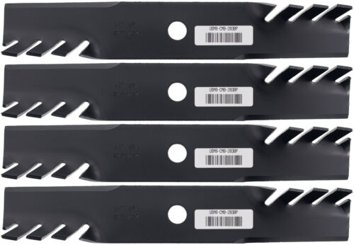 4 USA Mower Blades® Commercial Toothed for Encore® 363046, 363291 36" 52" Deck