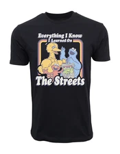 SESAME STREET EVERYTHING I KNOW I LEARNED IT ON THE STREET T SHIRT