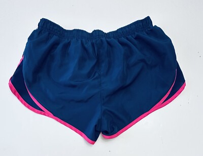 Umbro Blue Pink Lined Soccer Athletic Shorts Girls L | eBay