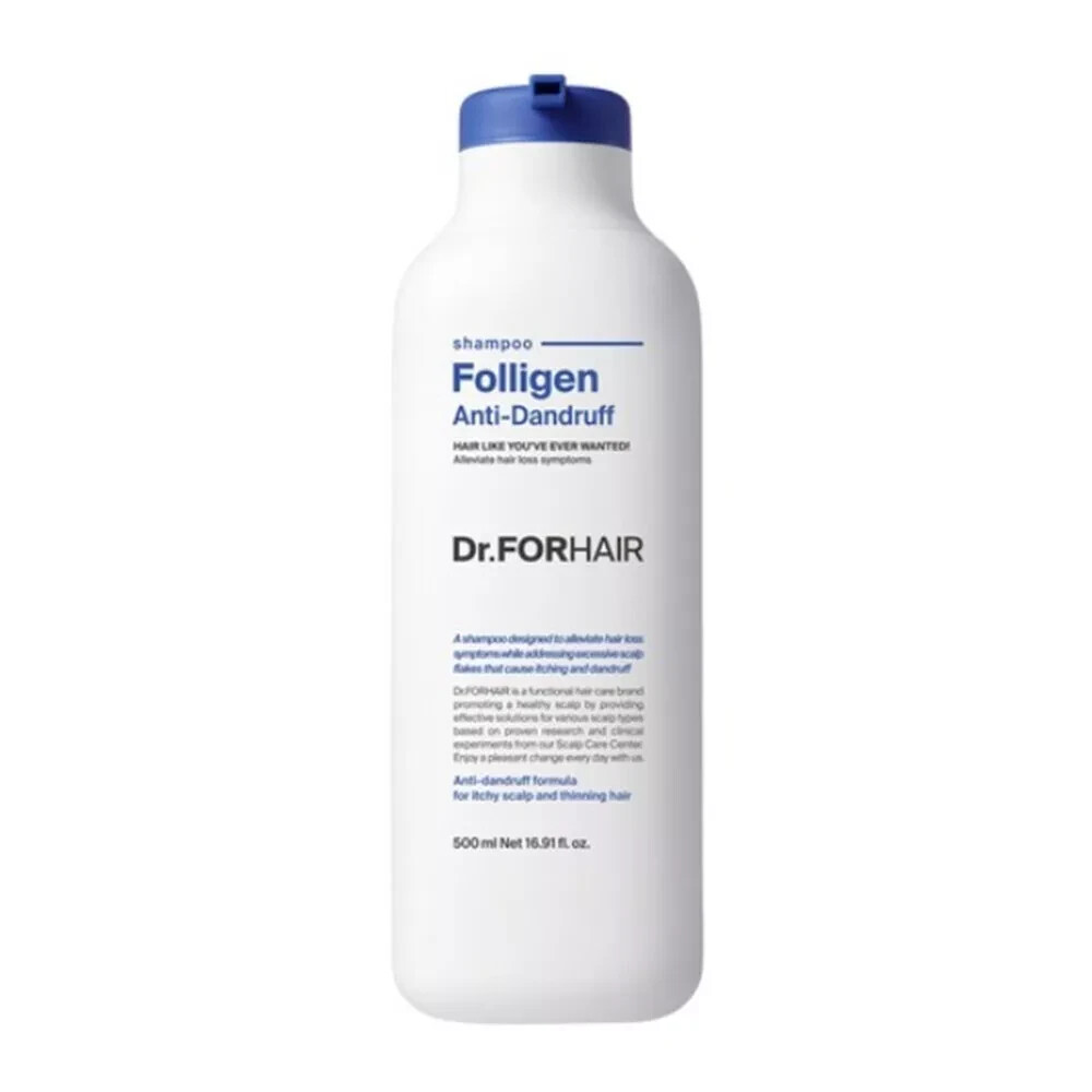 Dr.FORHAIR Folligen Anti Dandruff Shampoo 500ml / 16.9oz / K-Beauty