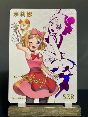 Goddess Story CCG Holo Foil Waifu Anime NEW SZR Signature Cards - Serena