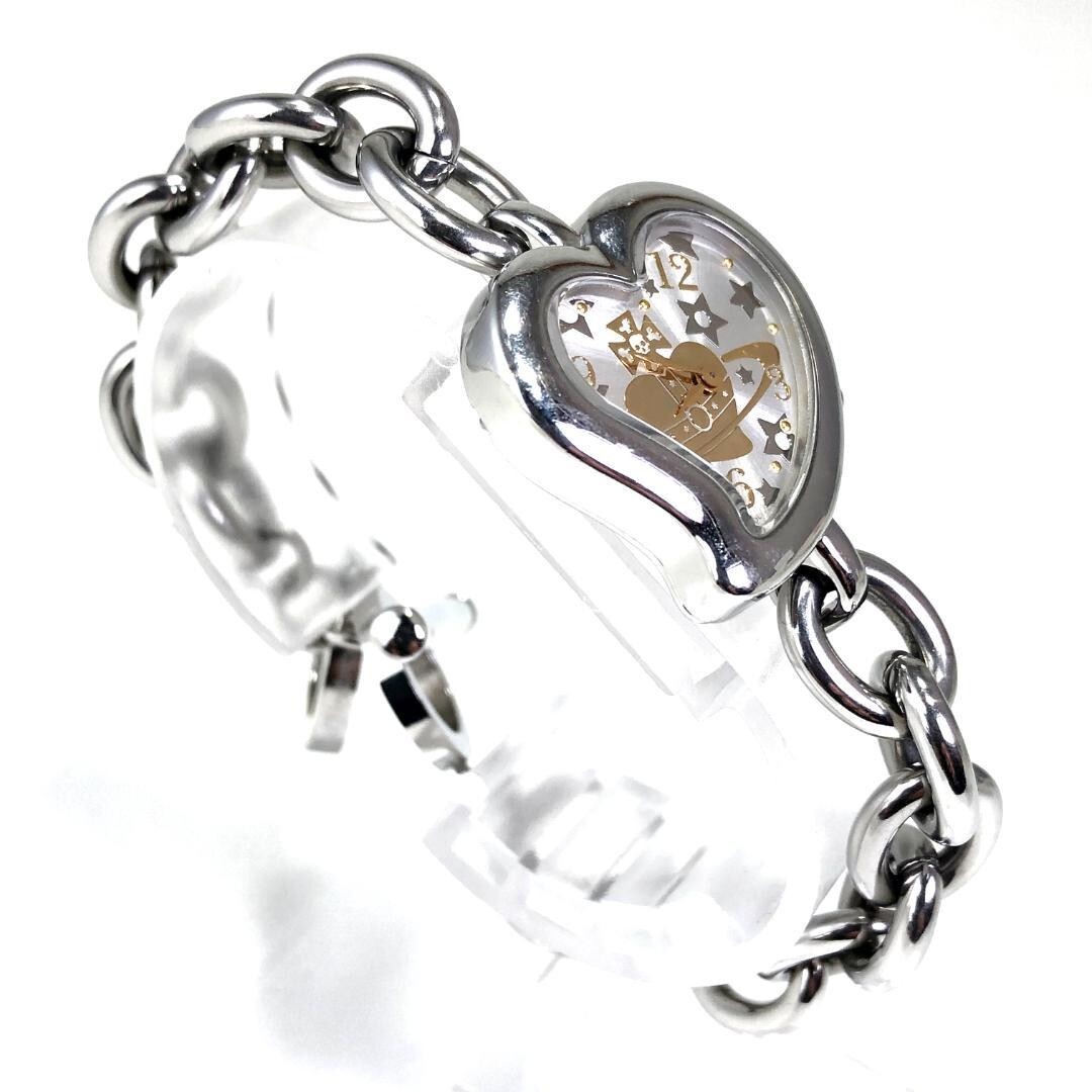 Vivienne Westwood Quartz VW0080 Wrist Watch Heart Silver Vivienne Westwood Quartz VW0080 Wrist Watch Heart Silver