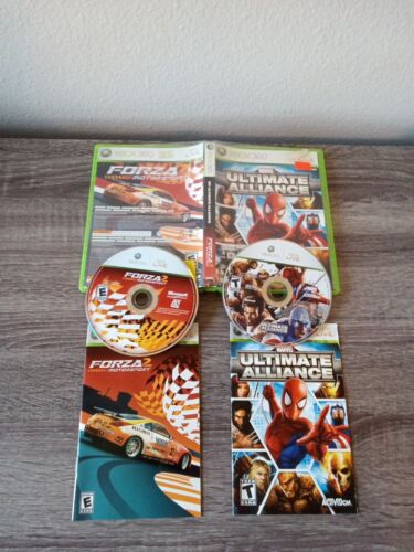 Marvel: Ultimate Alliance With Forza 2 Bonus Disc Xbox 360 CIB Complete