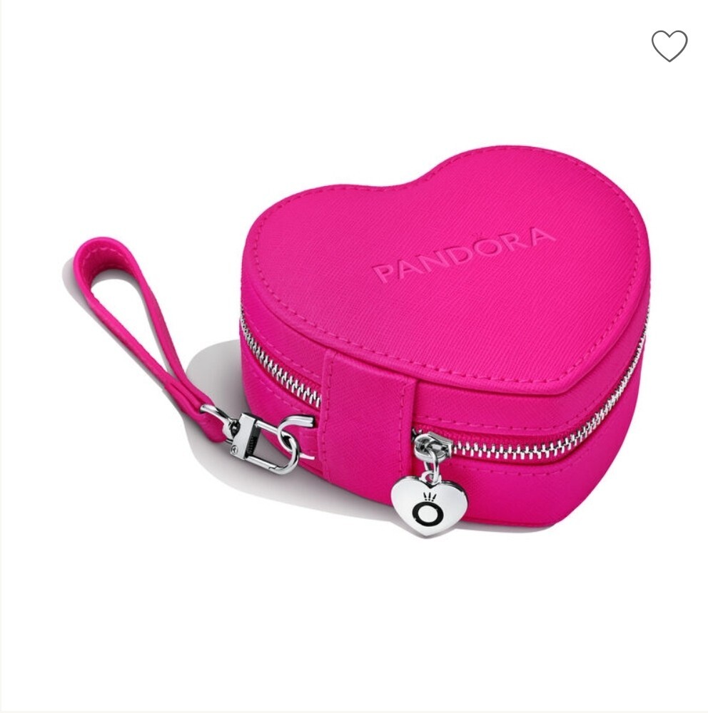 Pandora Heart Shape Jewelry Box. Travel Size | eBay