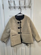 Teddy Fur Fleece Coat Women s Small