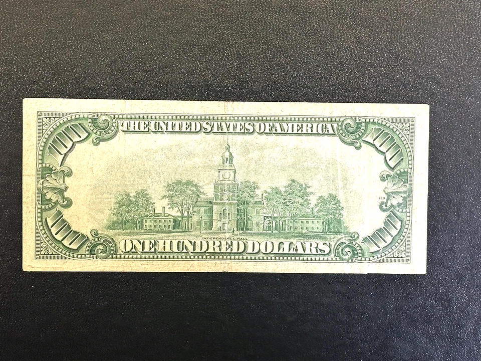 1950 D $100 One Hundred Dollar Bill Dallas Texas - Image 2 of 2