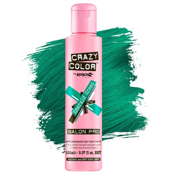 Semi Permanent Hair Dye Color 5.07 Oz #53 Emerald Green