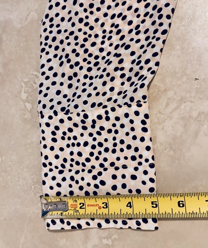 Chicos Womens Tunic White Pink Black Tri-Dot Tie Waist Long Sleeve Sz Large* NWT - Picture 14 of 20
