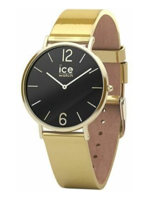 Ice-Watch 015084 CITY SPARKLING Metal Leder gold Extra Small Damenuhr neu  K12