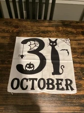 NEW Set of 4 Hocus Pocus Halloween Pillow Covers 18x18in Asst. 