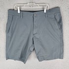 Under Armour Chino Shorts Men's 36 Gray Fast-Drying Tech Wicking 1350071