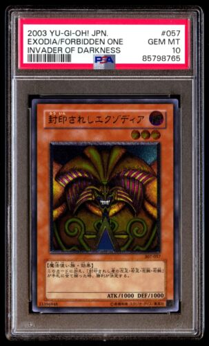 PSA 10 Gem Mint Exodia the Forbidden One 307-057 Invader of Darkness Japanese - Picture 1 of 2