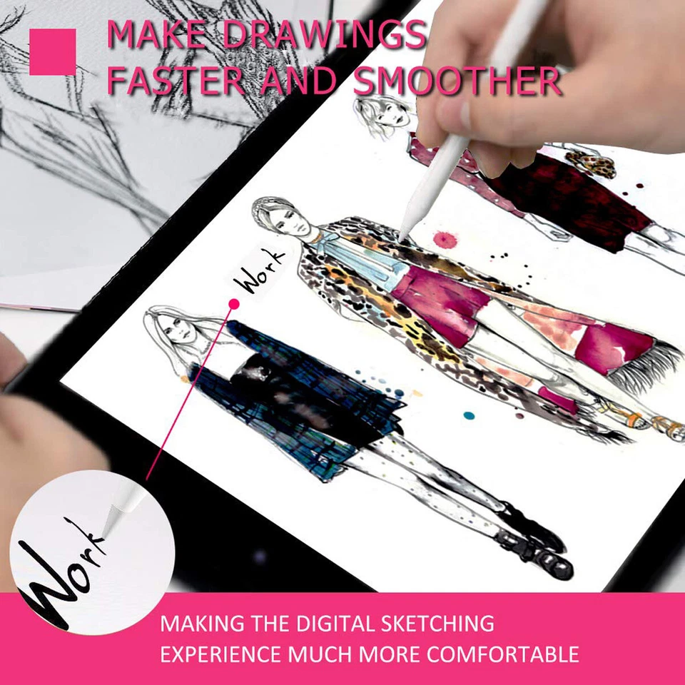 4PACK Clear Screen Protector Protective Film For iPad 9.7 10.2 10.5 10.9 11 12.9 - Image 4 of 4