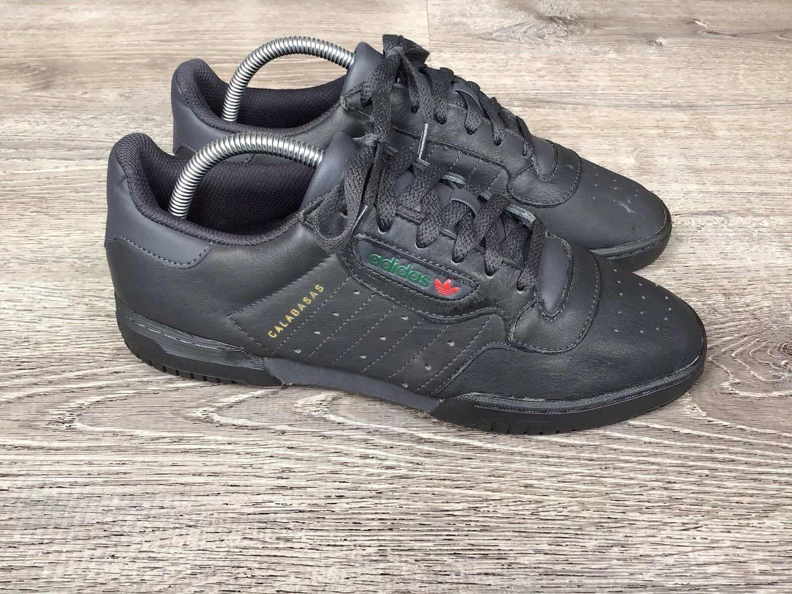 Scarpe Adidas Yeezy Powerphase Calabasas 'Triple Black' CG6420 da uomo taglia 8 5