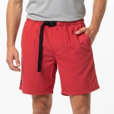 Vintage 90s Columbia Sportswear Red Nylon Trail Shorts Men s M Belted