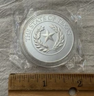 UNOPENED 1 OZ SILVER ? ROUND STATE OF TEXAS COIN LONE STAR ORIGINAL WRAP