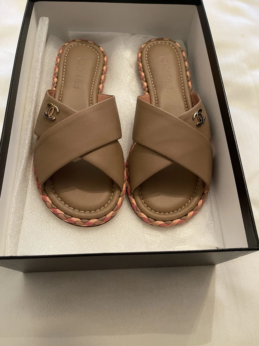 CHANEL Brown Sandals for Women for sale | eBay