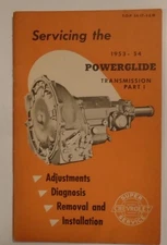 Chevrolet T-O-P 54-17-S&M Servicing the 1953-54 Powerglide Transmission Part 1
