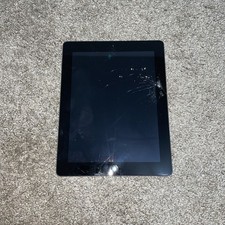 Apple iPad 2nd Generation Model A1395 32GB Tested Working - Cracked Screen
