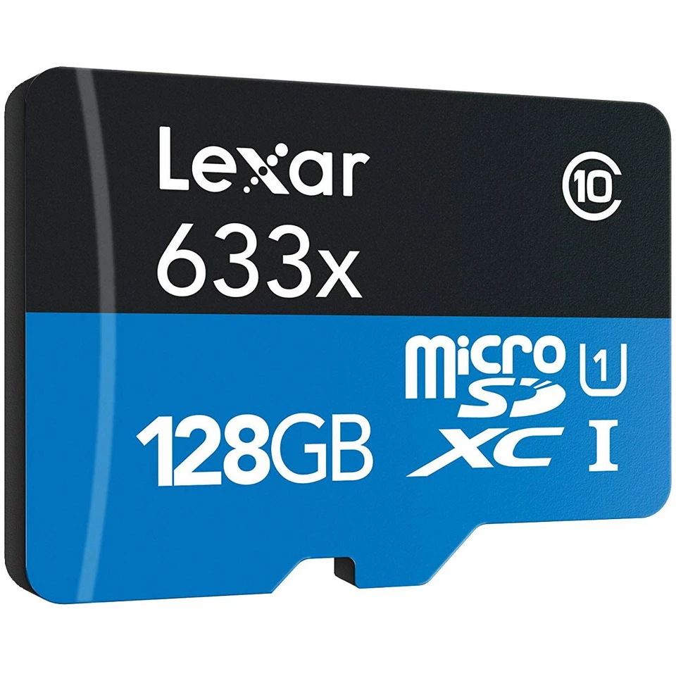 Tarjeta de memoria Lexar High-Performance 633x microSDHC/microSDXC UHS-I 128 GB Foto 3 de 4