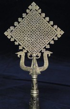 Croce Etiope Benedizione Processionale Croce Cristiana Ortodossa Copta
