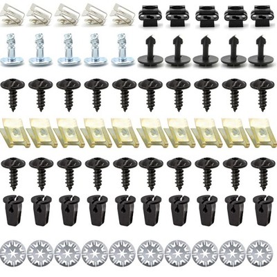 70x BEFESTIGUNG CLIPS SATZ UNTERFAHRSCHUTZ MOTORSCHUTZ FÜR AUDI A6 C5 4B C6 4F