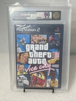Grand Theft Auto Vice City PS2 VGA 90 U90 Sealed Black Label GTA