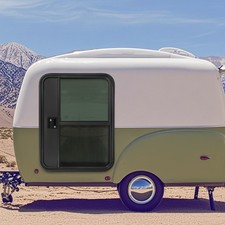 RV Camper Teardrop Trailer Door Left Driver Side Trailer Entry Door 26''W x 32"H