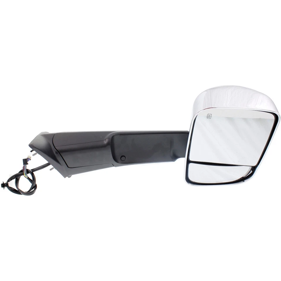 Espejo retrovisor de remolque para Ram 2500 2015 2018 lado del pasajero eléctrico plegable luz de charco térmico Foto 4 de 4