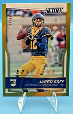 2016 Score Jared Goff #332 Gold Zone Rookie RC /99