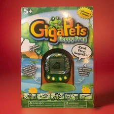 NEW Giga Pets Floppy Frog Virtual Animal Pet Toy Top Secret Toys (Open Box)