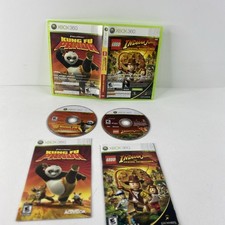 LEGO Indiana Jones and Kung Fu Panda Dual Pack (Microsoft Xbox 360, 2008) Tested