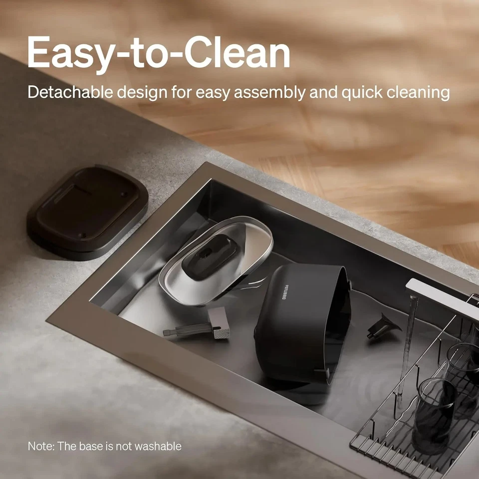 Fuente de agua inalámbrica para gatos, funciona con pilas, sin BPA con acero inoxidable Foto 4 de 4