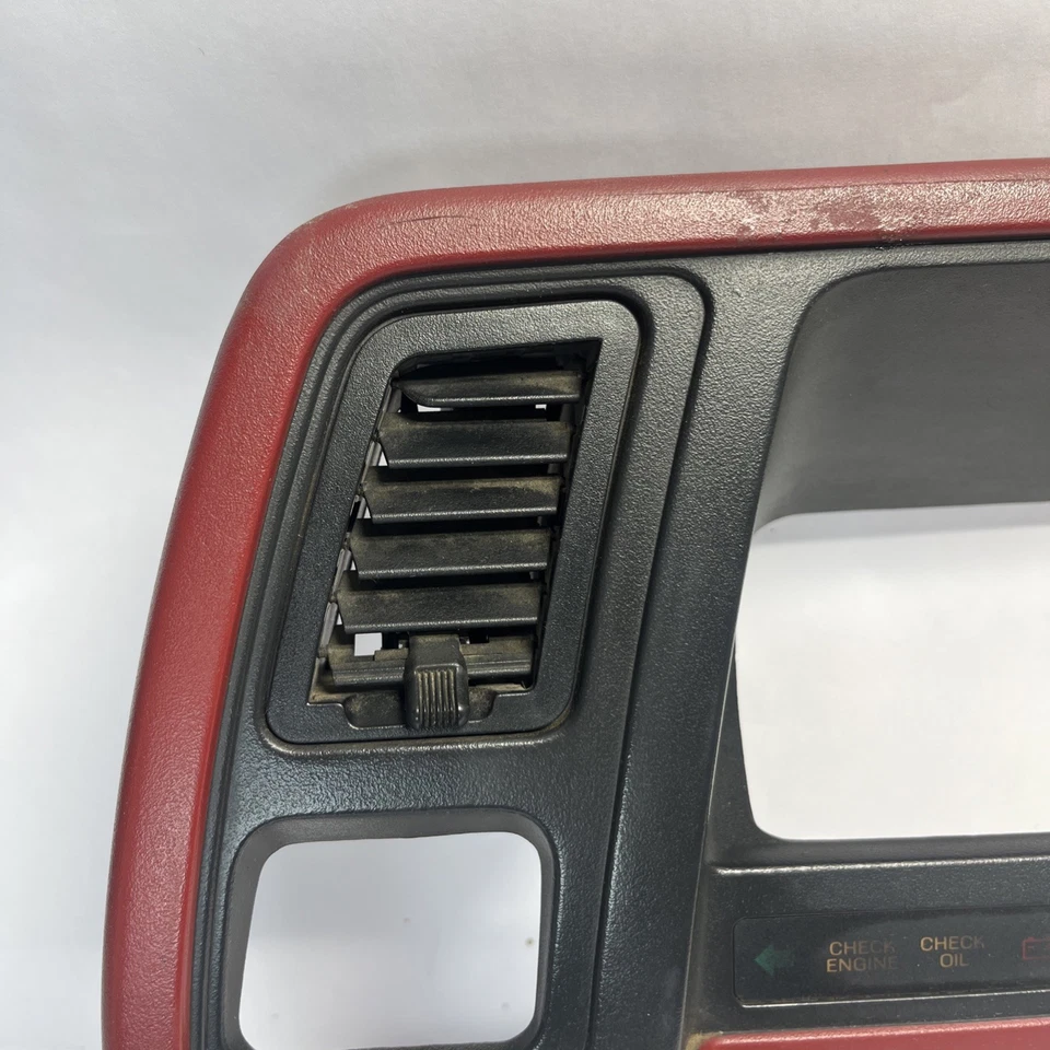 Ford Ranger Explorer 1989-1994 radio tablero bisel rojo OEM Foto 2 de 4