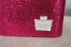 Caboodles Pink Metallic  Makeup Bag w/ Mirror Polka Dot Lining & Matching purse — photo 3