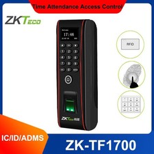 ZKTeco IP65 Fingerprint ID/IC RFID Card Door Access Control Terminal TF1700
