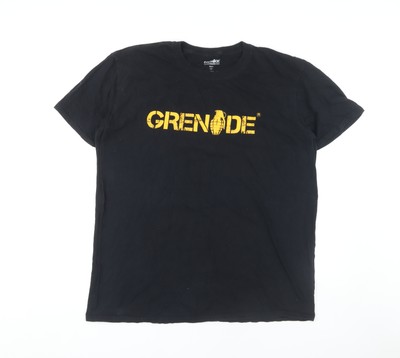 Grenade T-Shirt Herren XL schwarz mit Logo Grafik