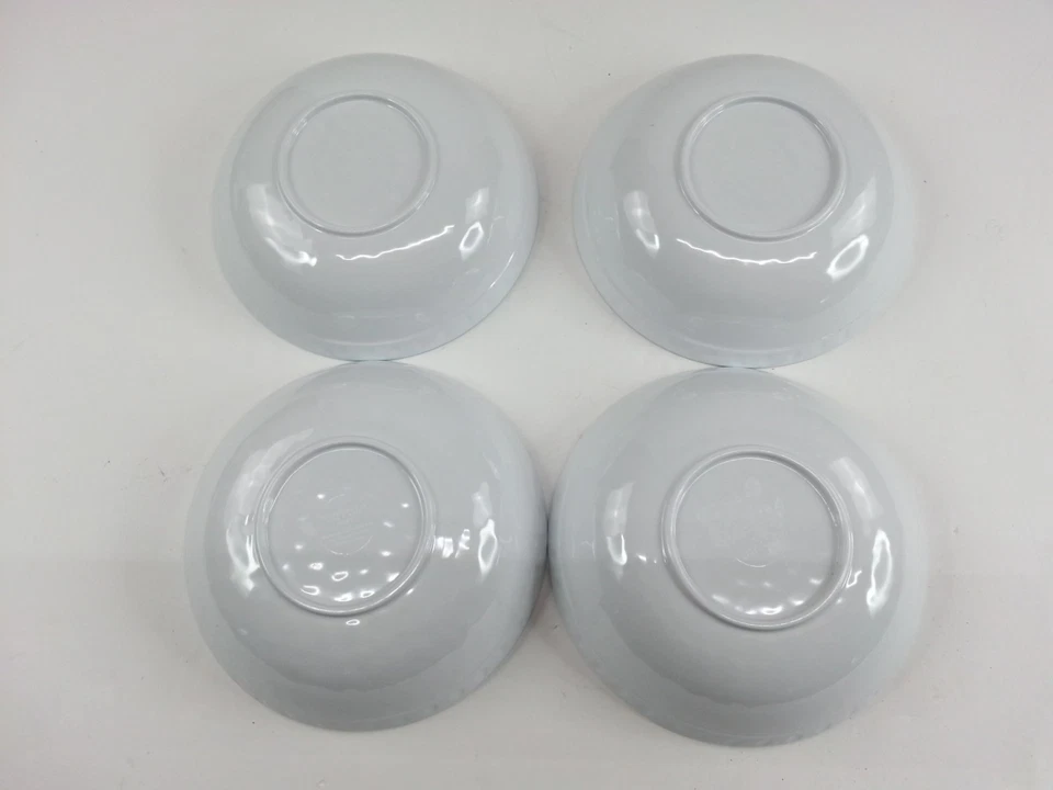 4 件 Artisan De Luxe 三聚氰胺室内室外 8 英寸汤沙拉碗蓝色 — 第 3/4 张图片