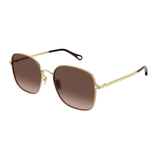 Chloe — NEW Chloe CH0255SK Sunglasses 004 GOLD 100% AUTHENTIC