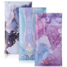 TRIUMPH VISION 3Pack Sunglasses Pouch Squeeze Medium, Pu Marble Multi Colors