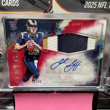 2016 Origins Jared Goff Rookie Jumbo Patch Auto RC  /99 #RJPA-JG Rams 🔥