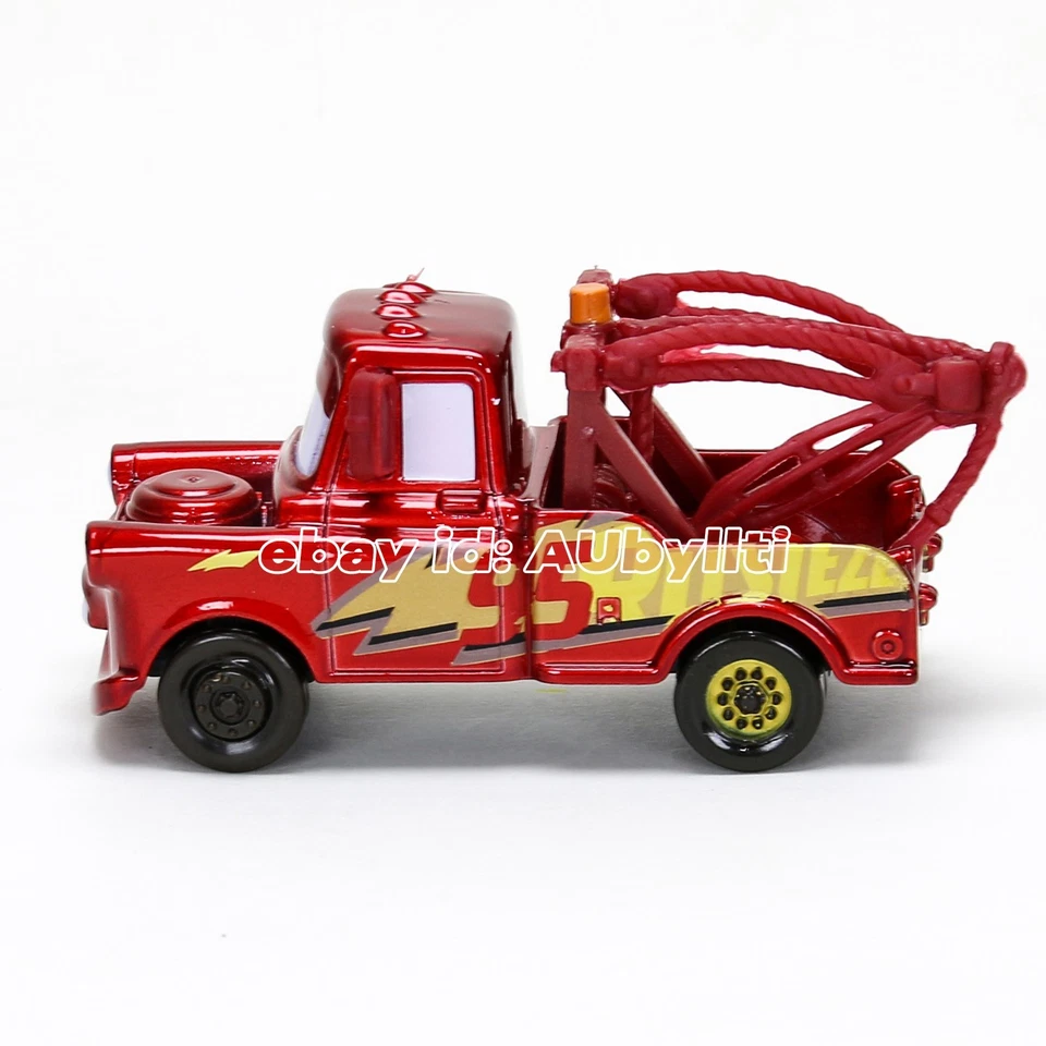 2-PACK Mattel Disney Pixar Cars Lightning McQueen Mater 1:55 Diecast, NEW Loose - image 4 of 4