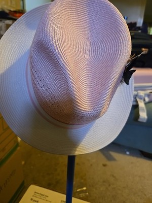 Bruno Capelo Rocco Straw Hat Light Pink/White