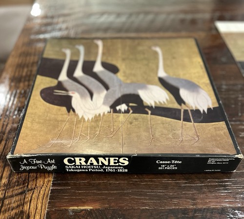 Rompecabezas de colección SAKAI HOITSU grúas 18 x 24 - Imagen 5 de 8