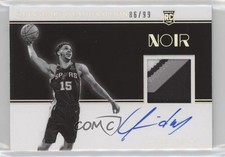 2019-20 Noir Rookie Black and White 86/99 Quinndary Weatherspoon Patch Auto 0a3
