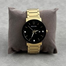 Bulova Futuro Stainless Steel Black Tone Dial 42mm Men's Watch 97D116