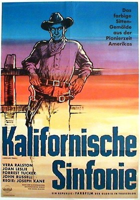 Vera Ralston in KALIFORNISCHE SINFONIE Originalplakat WA von 1960 (B)
