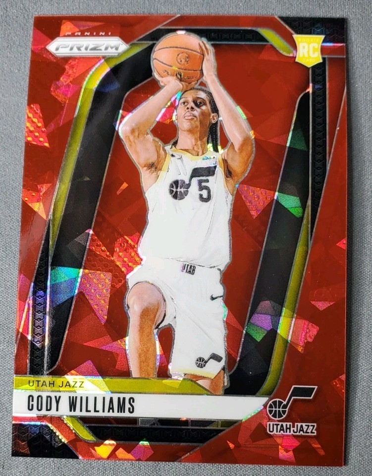 2024-25 Panini Prizm - Cody Williams #232 Red Ice Prizm (RC)