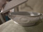 Antique White Ironstone Casserole Tureen Covered Dish c. 1860 Berlin English  — photo 2