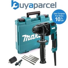 Image of Makita HR1840 240v SDS Plus 2 Mode Rotary Hammer Drill 470w + SDS Bits + Chuck